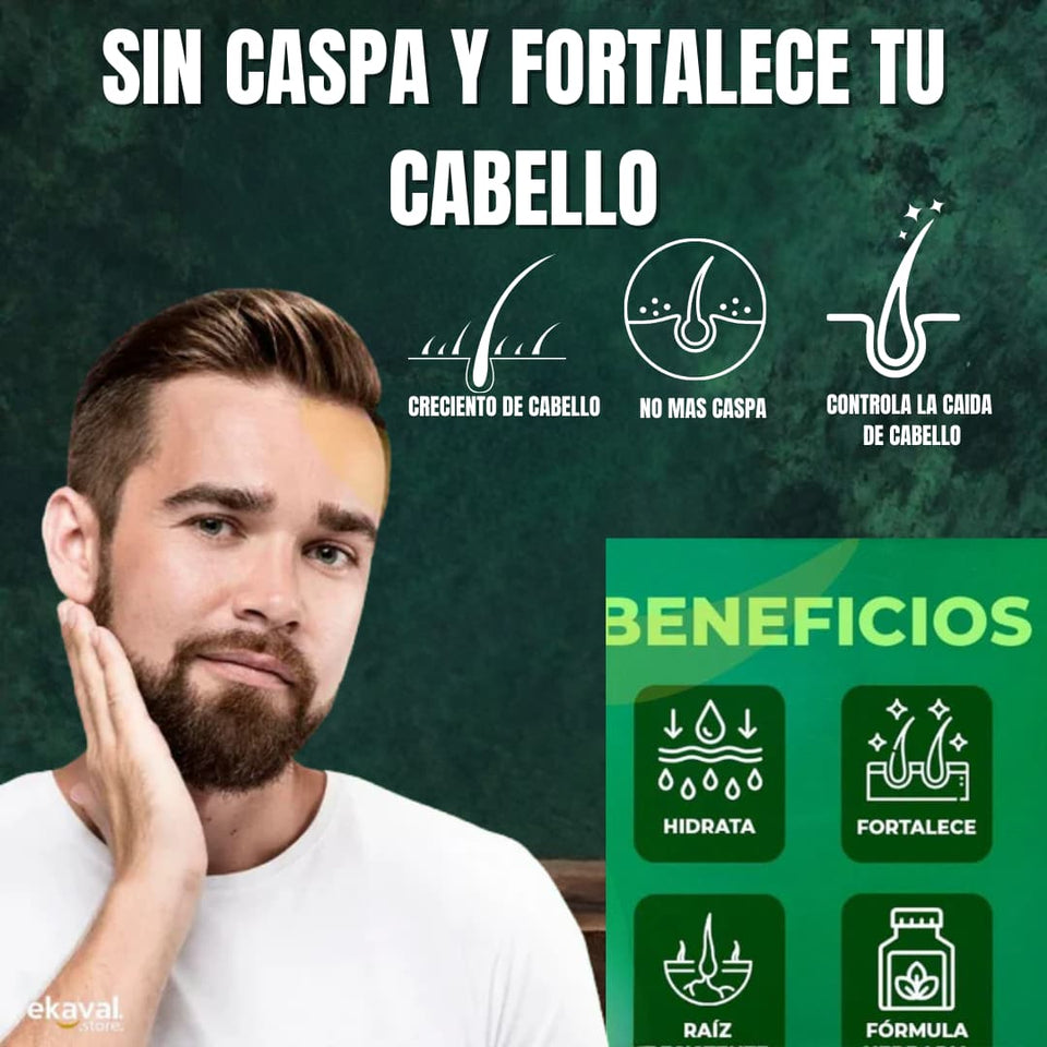 NO MAS CASPA-SHAMPOO-NATURAL-UNISEX
