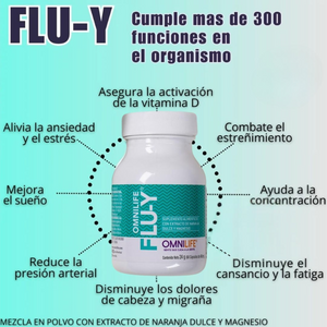FLU-Y MAGNESIO PODEROSO , CERO ESTRES .Bote con 60 capsulas